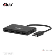 CLUB3D CSV-7400 bilddelare DisplayPort 4x DisplayPort