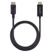 Manhattan 153201 videokabeladapter 1,8 m DisplayPort HDMI Svart