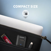 Axagon ADM2-CM Hölje för lagringsenheter SSD-inkapsling Svart M.2 USB-ström