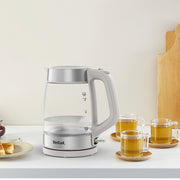 Tefal Glass Kettle KI605B30 vattenkokare 1,7 l 2200 W Grå