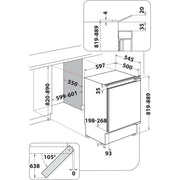 Whirlpool WBUL021 kylskåp Inbyggd 144 l Vit