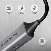Axagon ADE-TXPD nätverkskort Ethernet 1000 Mbit/s