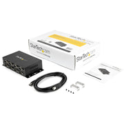 StarTech.com USB till DB9 RS232 seriell adapterhubb med 8 portar
