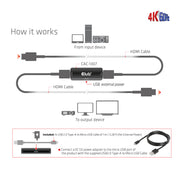 CLUB3D HDMI Active 4K60Hz Repeater F/F