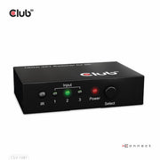 CLUB3D 3 to 1 HDMI 8K60Hz/4K120Hz Switch