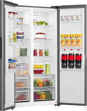Gorenje NRS917E41X Kombinerad kyl/frys side-by-side Fristående 544 l Grå