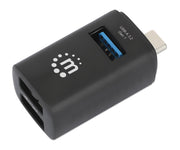 Manhattan 180993 dockningsstationer för bärbara datorer USB 3.2 Gen 1 (3.1 Gen 1)
