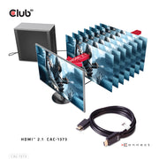 CLUB3D cac-1373 HDMI-kabel 3 m Svart