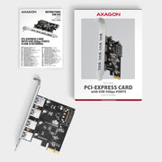 Axagon PCEU-430RS nätverkskort/adapters Intern USB 3.2 Gen 1 (3.1 Gen 1)