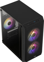 Aerocool CS107V2 datorväskor Mini Tower Svart