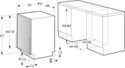 Gorenje GV520E10S diskmaskin Helt integrerad 11 kuvert