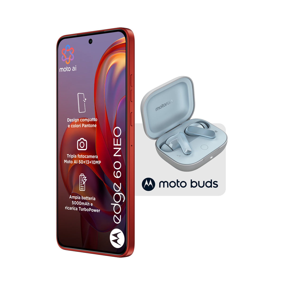 Motorola edge 60 neo + Moto Buds PG38C05749