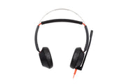 HP Poly Blackwire 5220 Stereo USB-C Headset + 3,5 mm-kontakt + USB-C/A-adapter