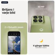 Motorola moto g67 - 256 GB - Grön - Art.nr 840493616971