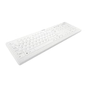 Contour Design Active Key AK-C8112 tangentbord Medical RF Trådlös QWERTZ tyska Vit