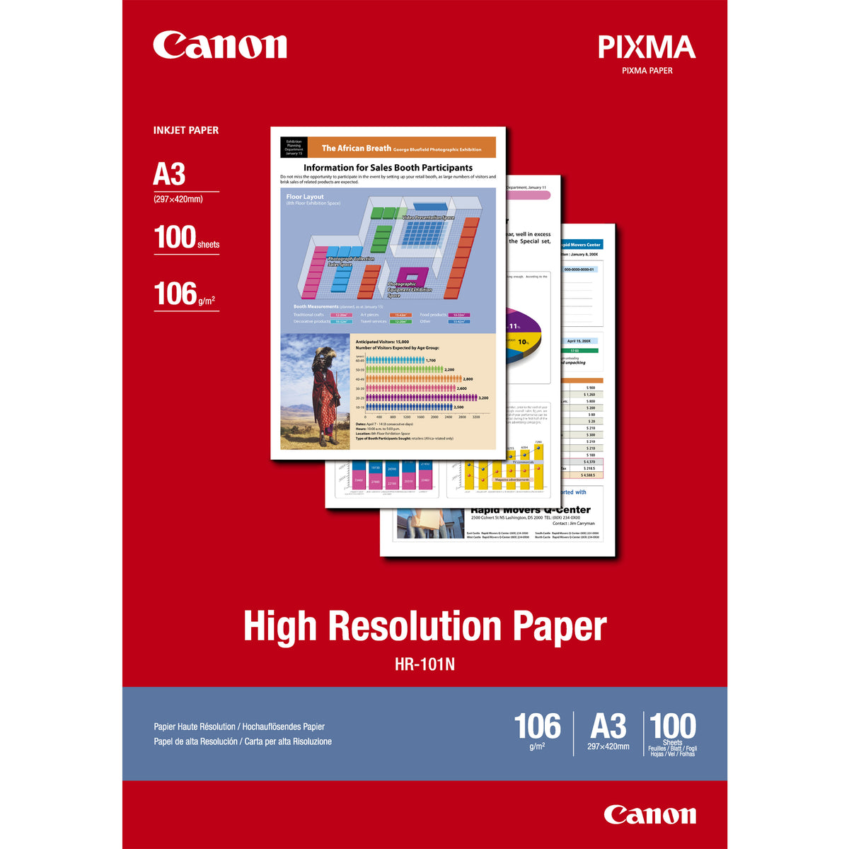 Canon 1033A005 datapapper A3 (297x420 mm) 100 ark