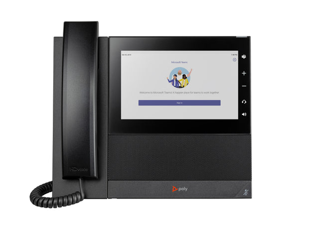HP Poly CCX 600 Business Media Phone för Microsoft Teams och PoE-aktiverad