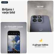 Motorola moto g67 - 128 GB - Grå - PBAU0033PL