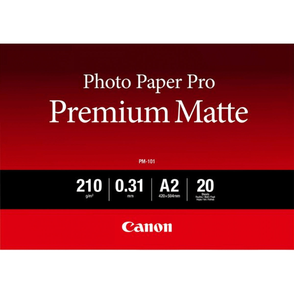 Canon 8657B017 fotopapper A2 Vit Matt